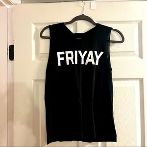 “FRIYAY” Tank